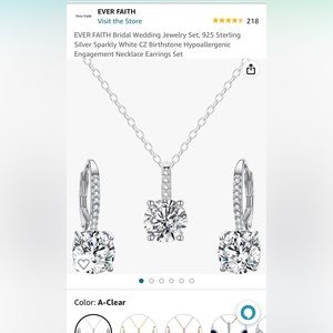 NEW Earring and Necklace Jewelry Set